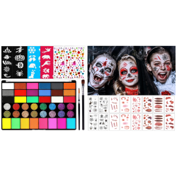 Halloween Ansigtsmaling-s�t XL