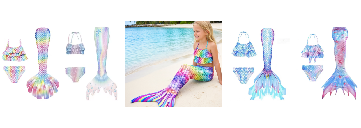 Smukke havfruehaler fra kun 399 kr inkl. bikini