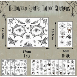 Halloween Tattoo Sticker S�t 