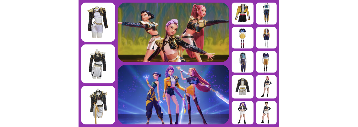 K&AElig;MPE udvalg i Demon Hunters kostumer og accessories