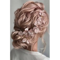 Blomsterranke Lilly rosaguld