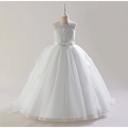 Festkjole Meghan Hvid