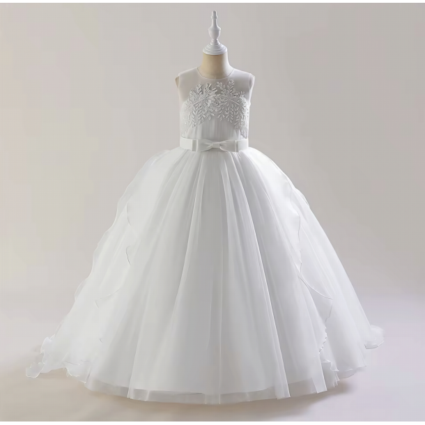 Festkjole Meghan Hvid