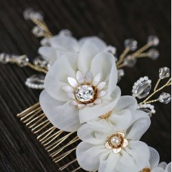 H�rkam med Organzablomster