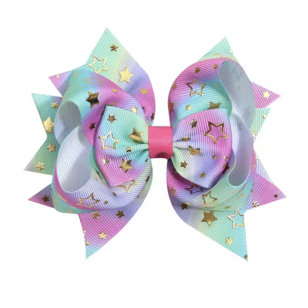 Hrklemme med stor sljfe og guldstjerner