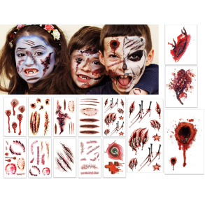 Halloween S�r Tattoo Sticker S�t 