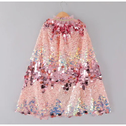 Kappe med Pailletter rosa