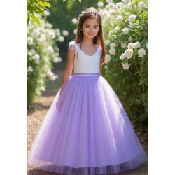 Festkjole Rosaline lavendel 