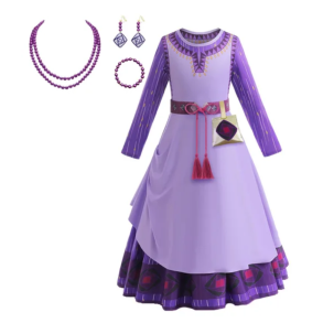 Asha kjole inkl. tilbehr