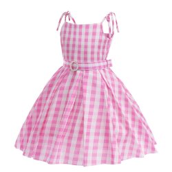 Barbie kjole inkl. tilbehr 