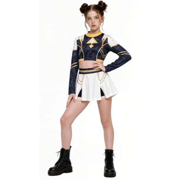 Demon Hunters Zoey GOLDEN kostume 