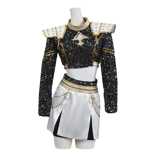 Demon Hunters Zoey GOLDEN LUKSUS kostume