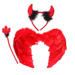 Djvlekjole med tilbehr