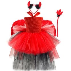 Djvlekjole med tilbehr