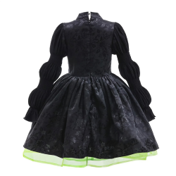 Elphaba kjole med tilbehr 