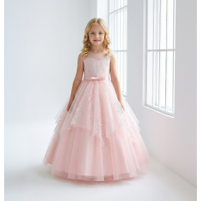 Festkjole Beatrice lys pink