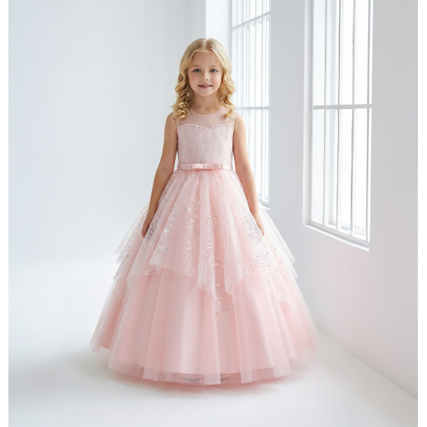 Festkjole Beatrice lys pink