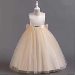 Festkjole Isabella Champagne