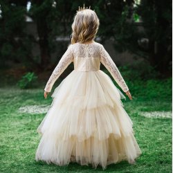 Festkjole Lucienne creme