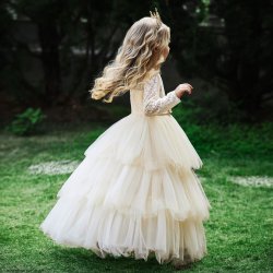 Festkjole Lucienne creme