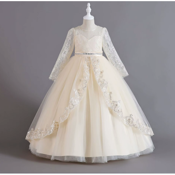 Festkjole Amelia Champagne