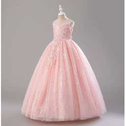 Festkjole Amelia lys pink