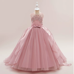 Festkjole Meghan gammelrosa