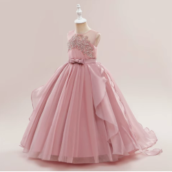 Festkjole Meghan gammelrosa