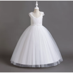 Festkjole Rosaline hvid 