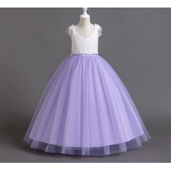 Festkjole Rosaline lavendel 