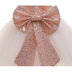 Festkjole til sm� piger Angela inkl. h�rb�nd