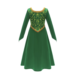 Fiona kjole med krone 