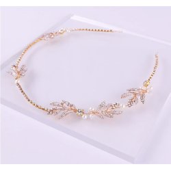 H�rb�nd med krystaller og perler