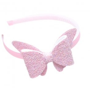 Hrbjle med glittersljfe pink