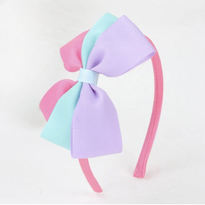 Hrbjle med stor grossgrainsljfe multi