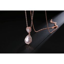 Halskde Madeleine Rosaguld