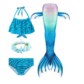  Havfruehale st bl/aqua - UDEN MONFINNE