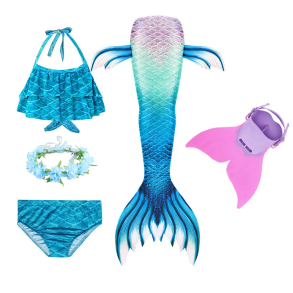 Havfruehale st bl/aqua 