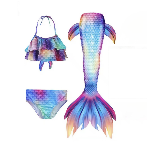 Havfruehale s�t Mystic Rainbow - UDEN MONOFINNE 