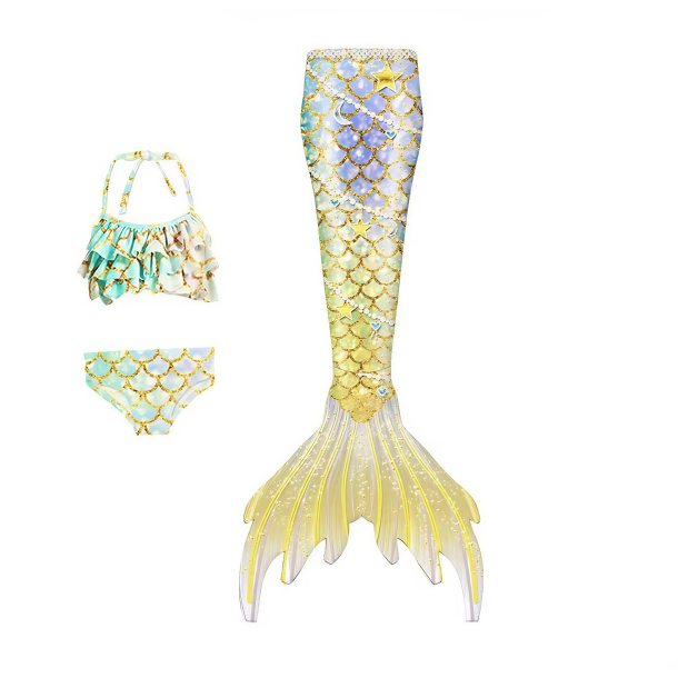 Havfruehale st Royal Gold UDEN MONOFINNE 