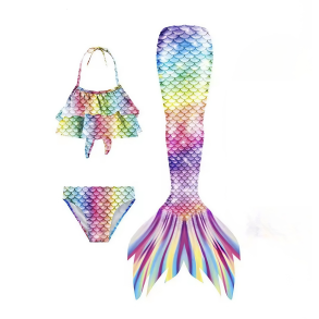 Havfruehale s�t Super Rainbow - UDEN MONOFINNE 