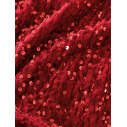 Jule/Nytrskjole med pailletter og tyl rd