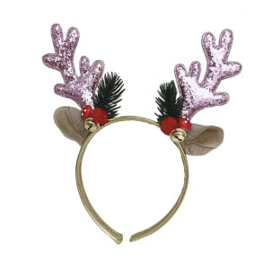 Julehrbjle med pink glittergevir