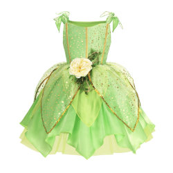 Klokkeblomst kjole inkl. tilbehr