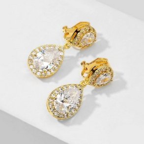 Krystal Clip reringe Madeleine Guld