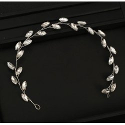 Lille Krystalb�nd til h�ret Guld