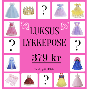 LUKSUS Lykkepose v�rdi op til 1400kr - leveres start uge 25