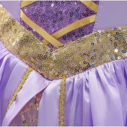 Luksus Rapunzel kjole med lange rmer