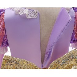 Luksus Rapunzel kjole med lange rmer