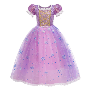 Luksus Rapunzel kjole 